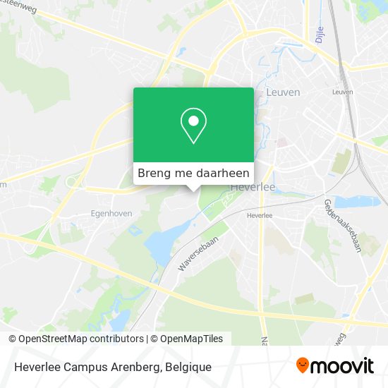 Heverlee Campus Arenberg kaart