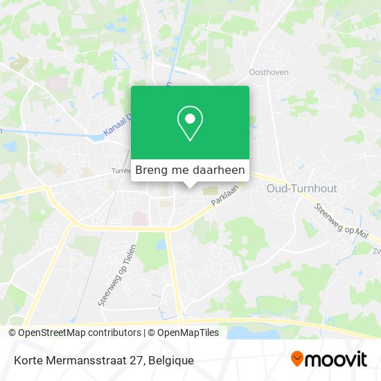 Korte Mermansstraat 27 kaart