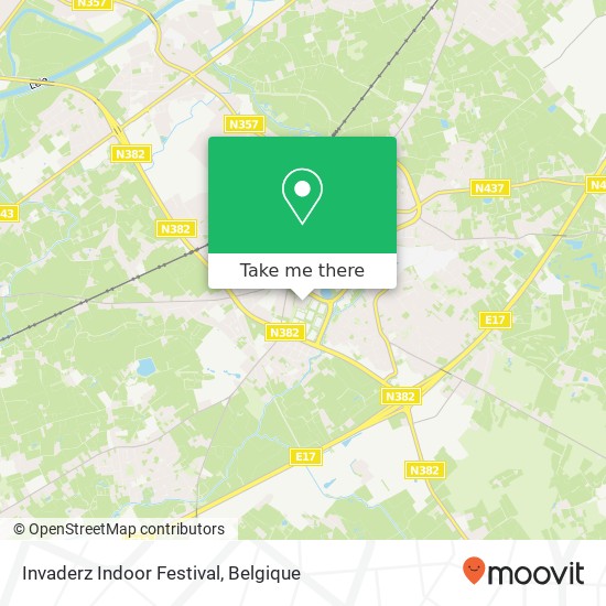 Invaderz Indoor Festival kaart