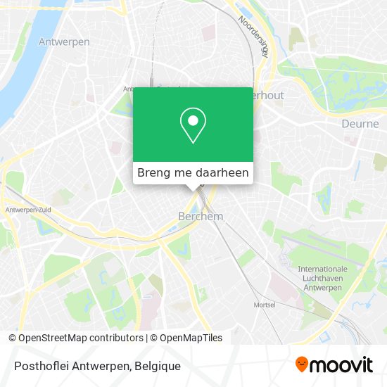 Posthoflei Antwerpen kaart