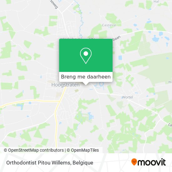 Orthodontist Pitou Willems kaart