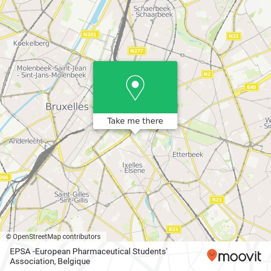 EPSA -European Pharmaceutical Students' Association kaart