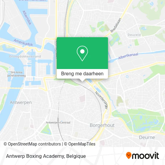 Antwerp Boxing Academy kaart