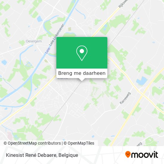 Kinesist René Debaere kaart