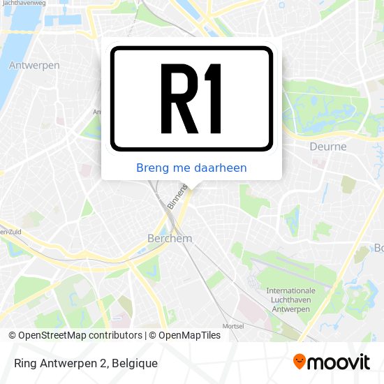 Ring Antwerpen 2 kaart