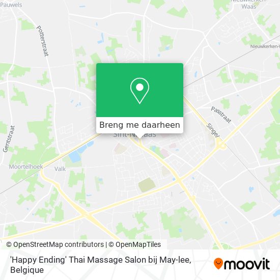 'Happy Ending' Thai Massage Salon bij May-lee kaart
