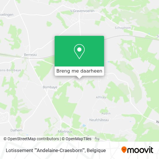 Lotissement ""Andelaine-Craesborn"" kaart