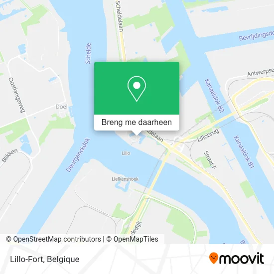 Lillo-Fort kaart