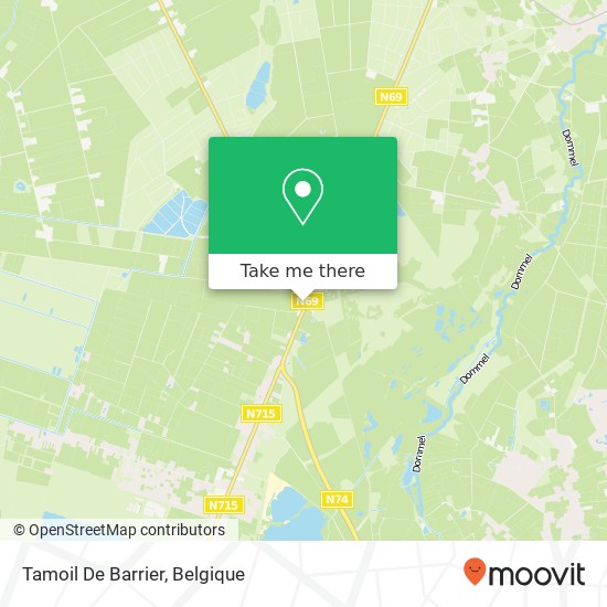 Tamoil De Barrier kaart