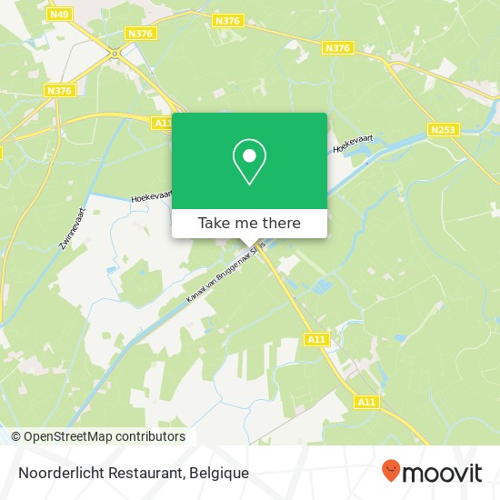 Noorderlicht Restaurant kaart