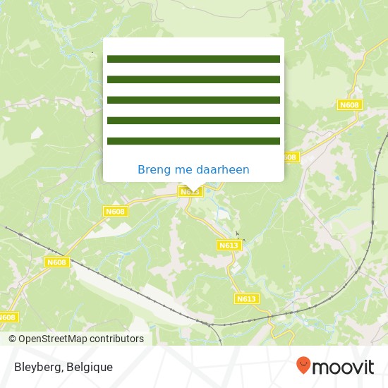 Bleyberg kaart