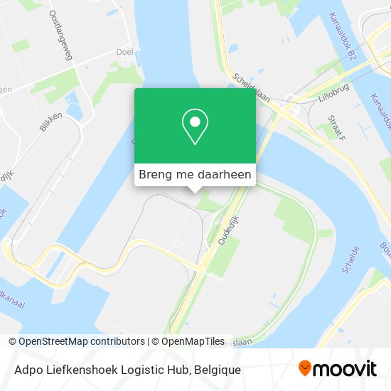 Adpo Liefkenshoek Logistic Hub kaart