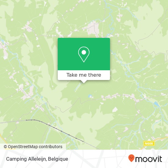 Camping Alleleijn kaart