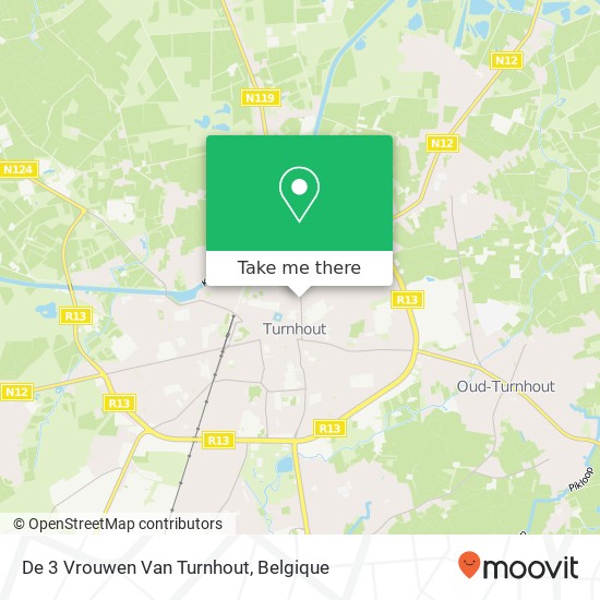 De 3 Vrouwen Van Turnhout kaart