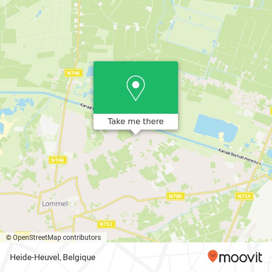Heide-Heuvel kaart