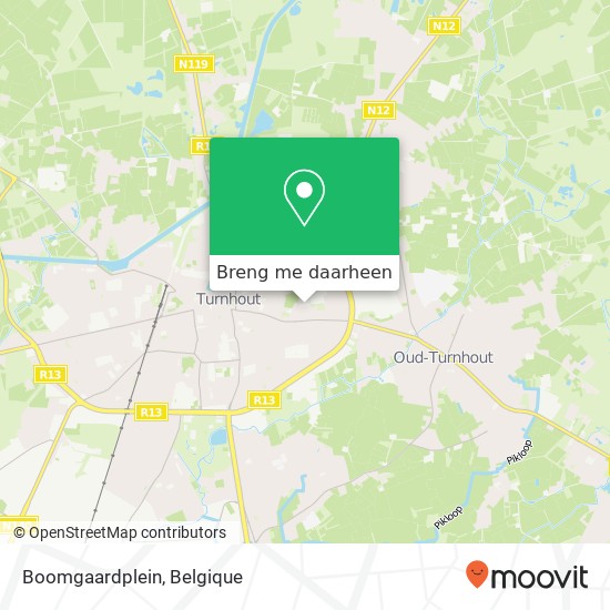 Boomgaardplein kaart