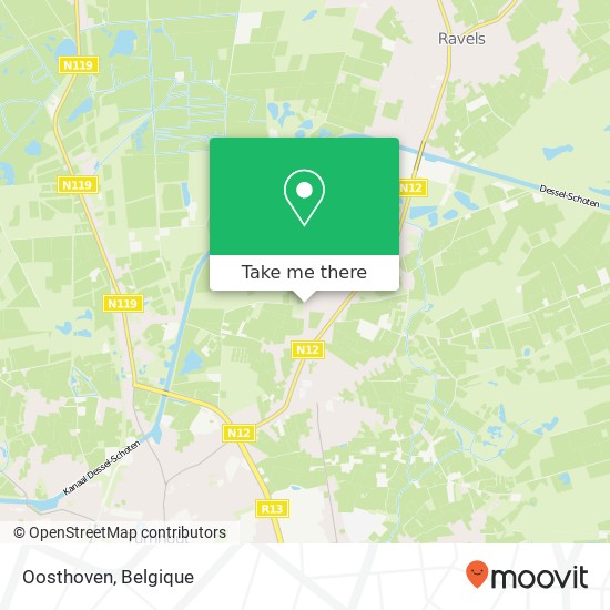 Oosthoven kaart