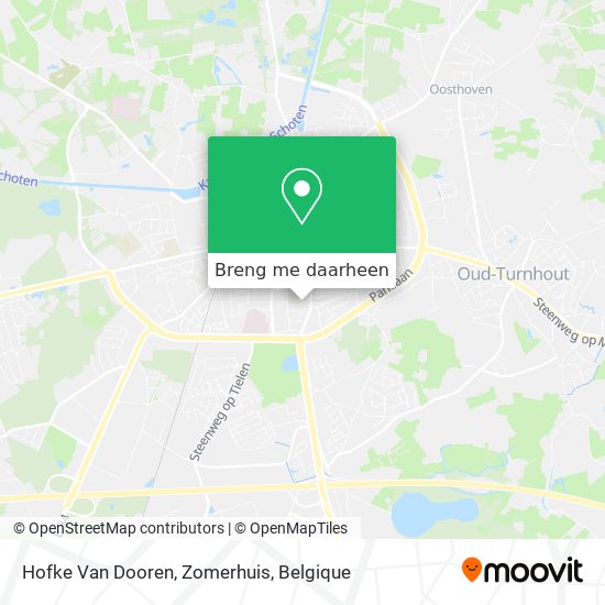 Hofke Van Dooren, Zomerhuis kaart