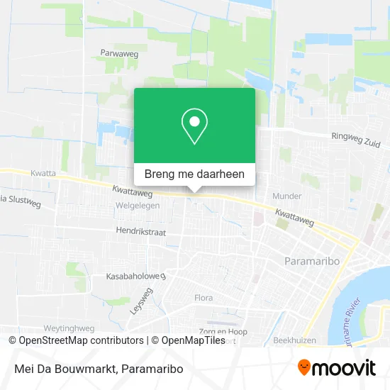 Mei Da Bouwmarkt kaart