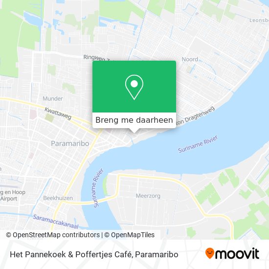 Het Pannekoek & Poffertjes Café kaart