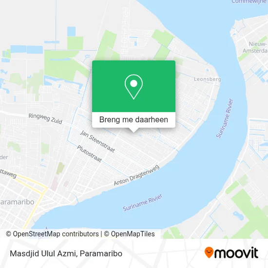 Masdjid Ulul Azmi kaart
