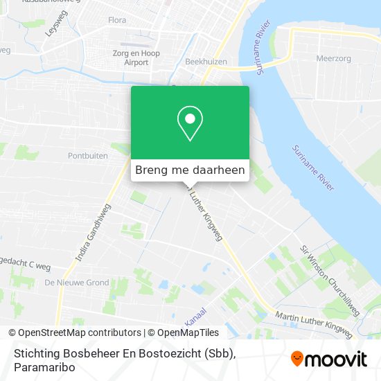 Stichting Bosbeheer En Bostoezicht (Sbb) kaart