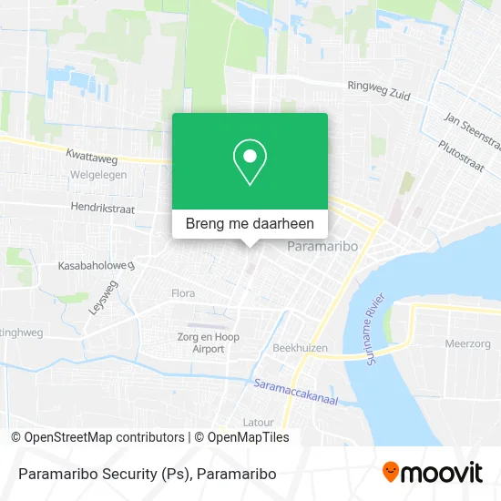 Paramaribo Security (Ps) kaart