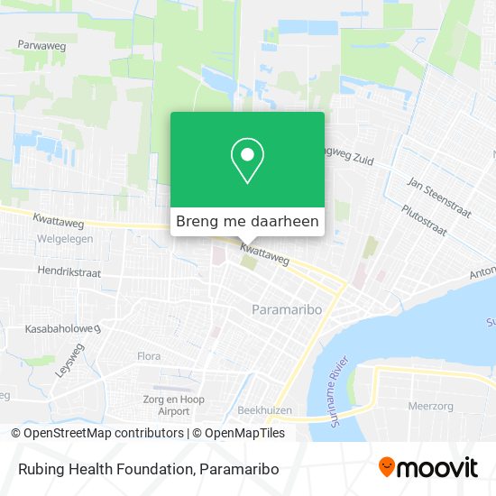 Rubing Health Foundation kaart