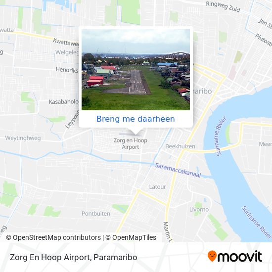 Zorg En Hoop Airport kaart