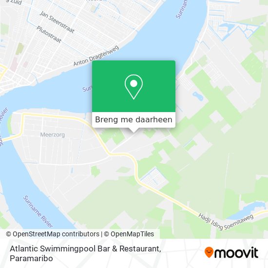 Atlantic Swimmingpool Bar & Restaurant kaart