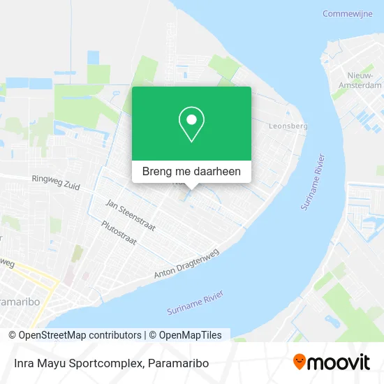 Inra Mayu Sportcomplex kaart