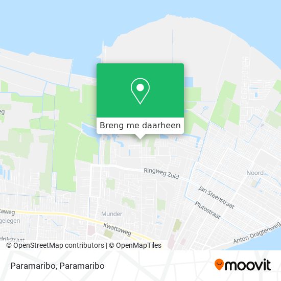 Paramaribo kaart