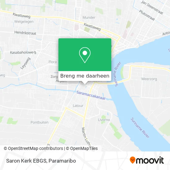 Saron Kerk EBGS kaart