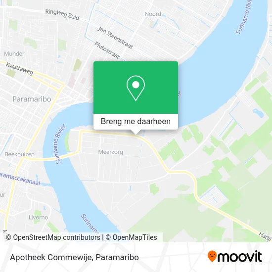 Apotheek Commewije kaart