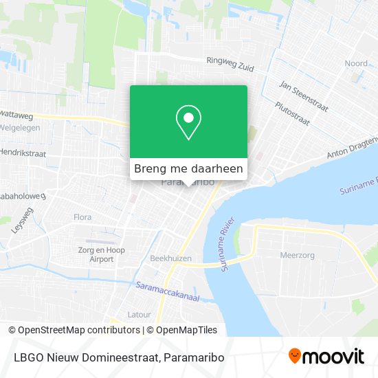 LBGO Nieuw Domineestraat kaart