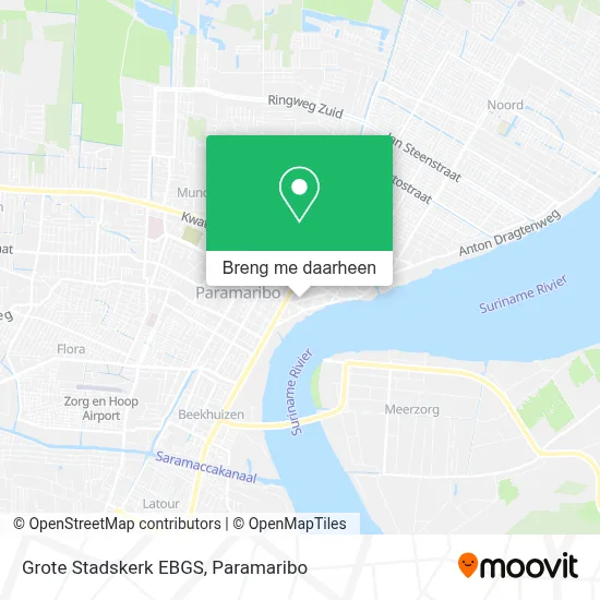 Grote Stadskerk EBGS kaart
