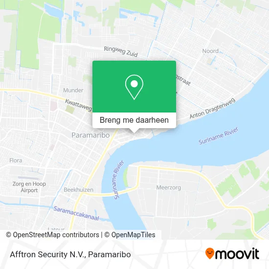 Afftron Security N.V. kaart