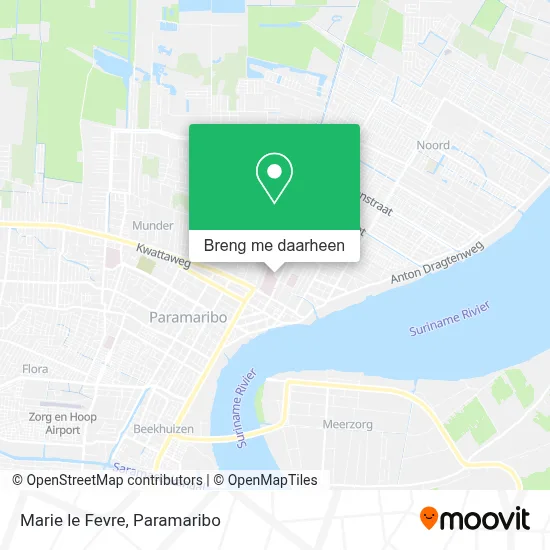 Marie le Fevre kaart