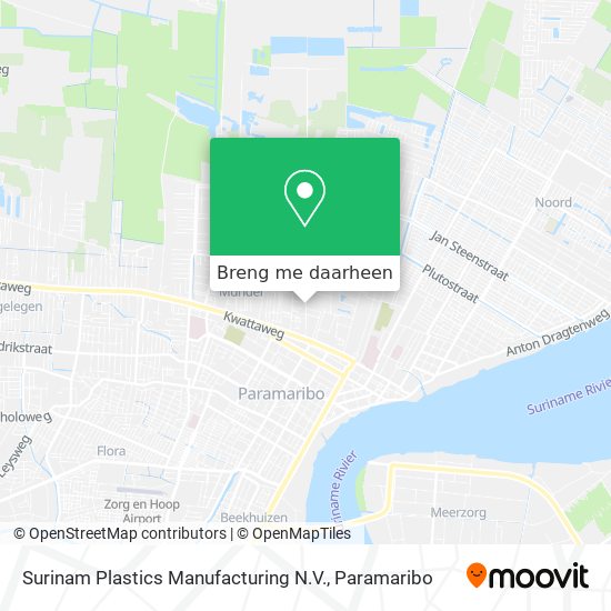 Surinam Plastics Manufacturing N.V. kaart