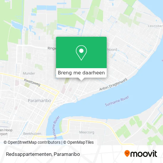 Redsappartementen kaart