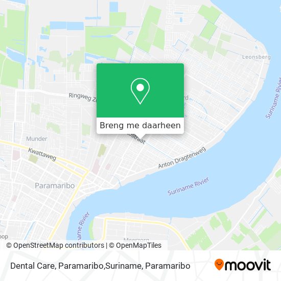 Dental Care, Paramaribo,Suriname kaart