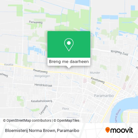 Bloemisterij Norma Brown kaart