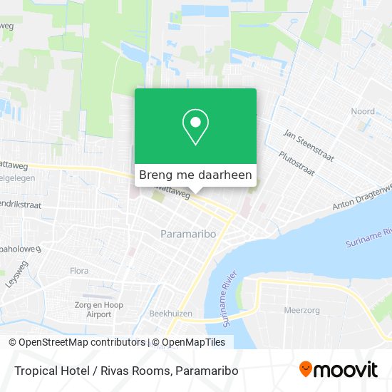 Tropical Hotel / Rivas Rooms kaart