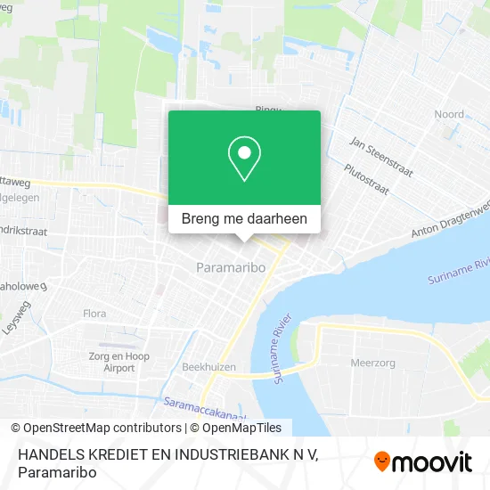 HANDELS KREDIET EN INDUSTRIEBANK N V kaart