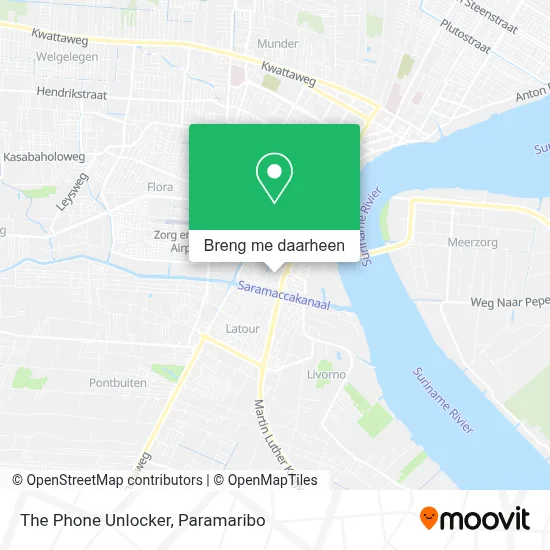 The Phone Unlocker kaart