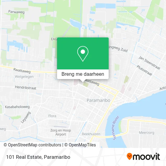 101 Real Estate kaart