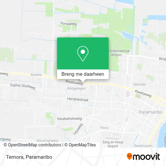 Temora kaart