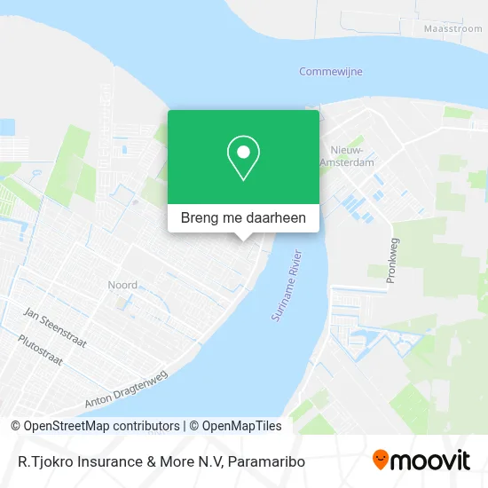 R.Tjokro Insurance & More N.V kaart