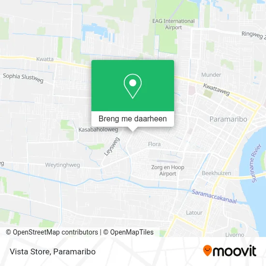 Vista Store kaart