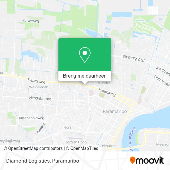 Diamond Logistics kaart